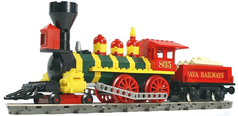 4-4-0 by Anothony Save using Big Ben Bricks train wheels