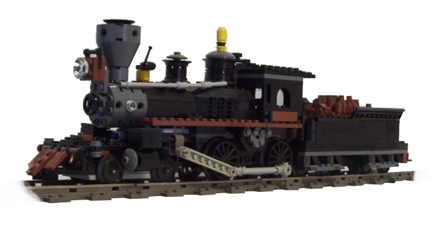 4-4-0 Train by Caleb Randolph using Big Ben Bricks Train Wheels