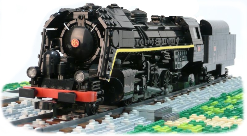 large lego train set