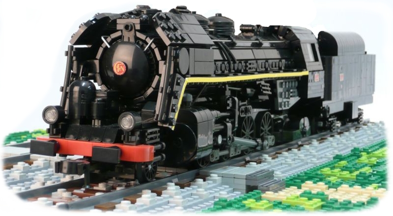 Mikado by Richard Lemeiter using Big Ben Bricks train wheels