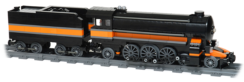 Sedona Locomotive by Dave Bunting using Big Ben Bricks train wheels