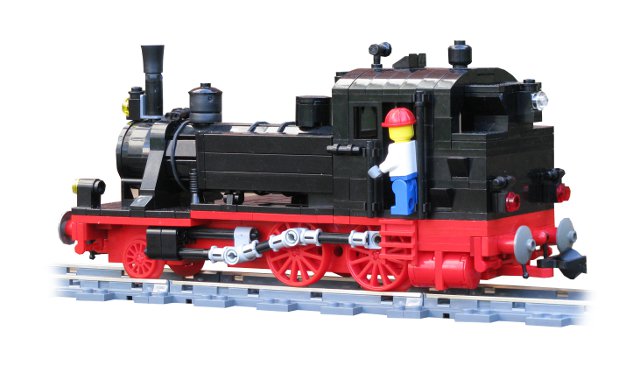 BR-70 by Ronald Vallenduuk using Big Ben Bricks train wheels